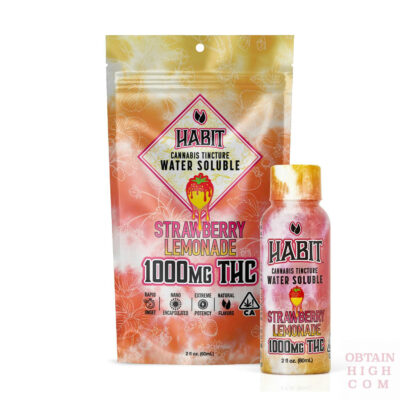 Strawberry Lemonade Water Soluble Tincture 1000mg by Habit