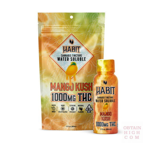 Mango Kush Water Soluble Tincture 1000mg by Habit