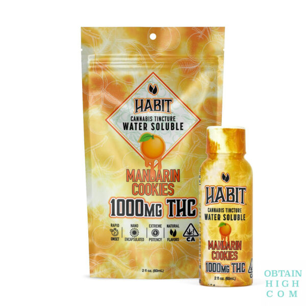 Mandarin Cookies Water Soluble Tincture 1000mg by Habit