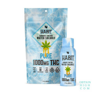 Pure THC Water Soluble Tincture 1000mg by Habit