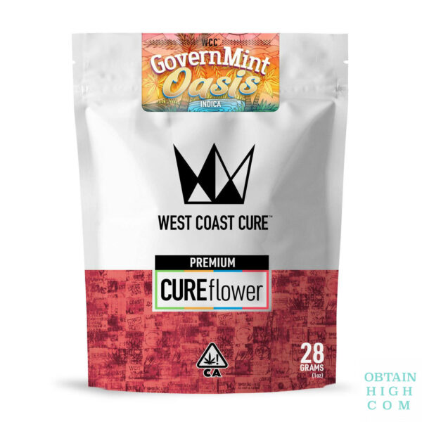 Governmint Oasis 28 Grams of Cannabis Flower by West Coast Cure