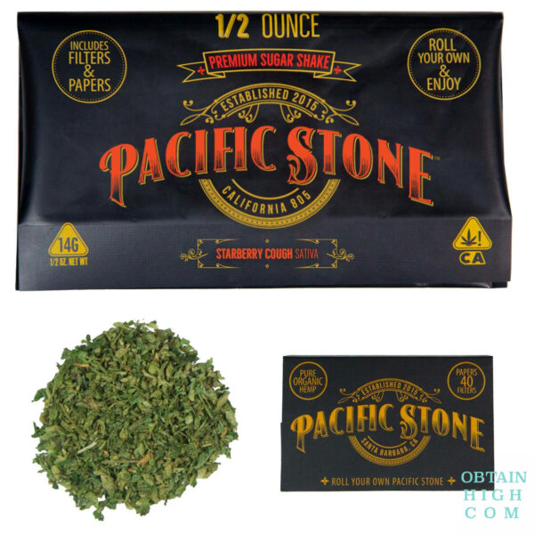 Strawberry Cough 14 Grams of Sativa Cannabis by Pacific Stone