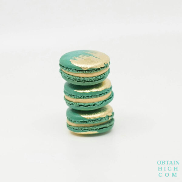 23K Gold THC Caramel Macaron by Herve 2