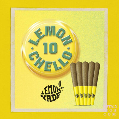 Lemonchello 10 Infused Cannabis 2.5 Grams Pre-Rolls by Lemonnade