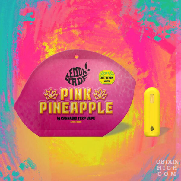 Pink Pineapple 1 Gram THC Cannabis Terpenes All-In-One by Lemonnade