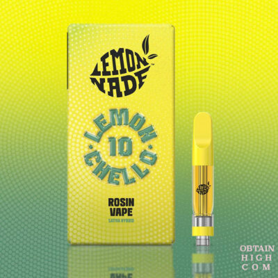 Lemonchello 10 1 Gram THC Live Rosin Cartridge by Lemonnade