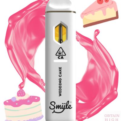 Wedding Cake 1.5 Grams THC Disposable Pen by Smyle