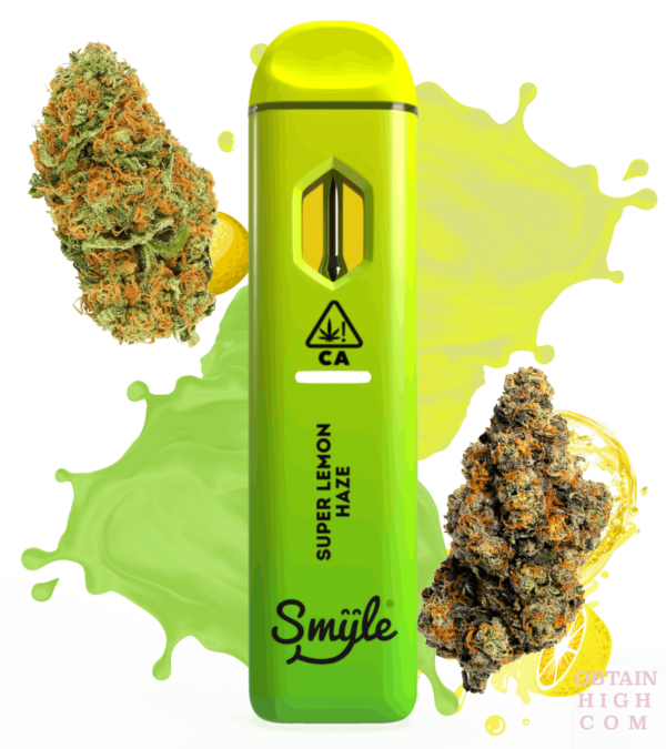 Super Lemon Haze 1.5 Grams THC Disposable Pen by Smyle