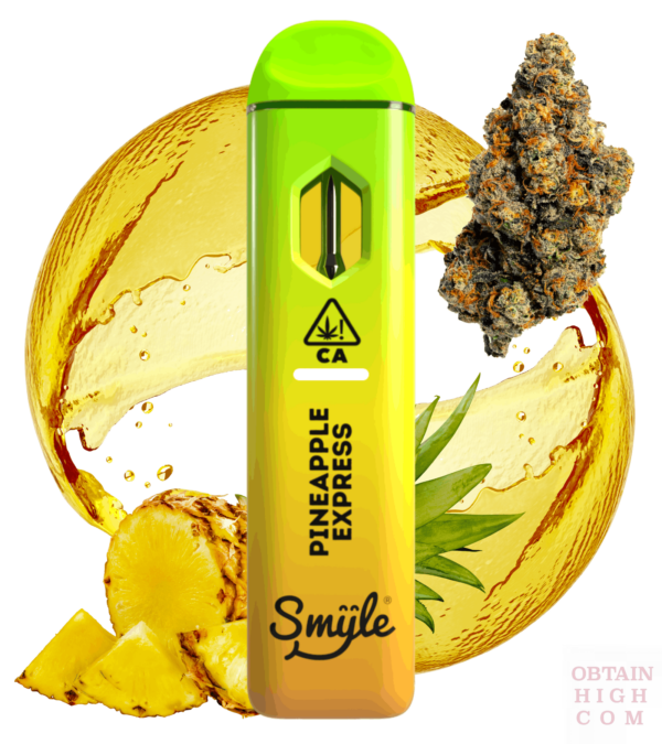 Pineapple Express 1.5 Grams THC Disposable Pen by Smyle