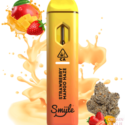 Strawberry Mango Haze 1.5 Grams THC Disposable Pen by Smyle