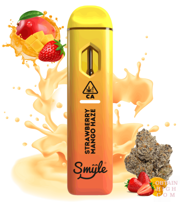 Strawberry Mango Haze 1.5 Grams THC Disposable Pen by Smyle