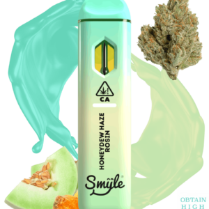 Honeydew Haze Rosin 1.5 Grams THC Live Rosin Infused Disposable Pen by Smyle