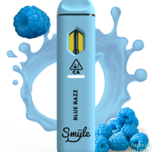 Blue Razz 1.5 Grams THC Disposable Pen by Smyle