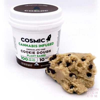 Chocolate Chip Cookie Dough 100MG THC by Cosmic Edibles