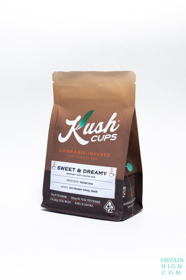 Sweet & Dreamy Hot Cocoa Mix 100mg THC by Kush Cups Coffee