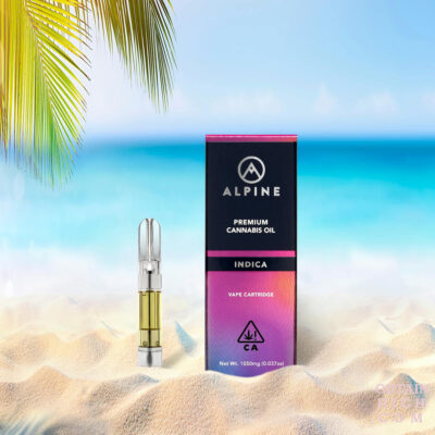 Blueberry Hibiscus Indica THC Cartridge by Alpine Vapor