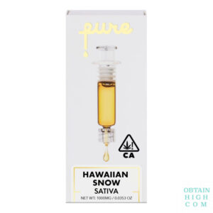 Hawaiian Snow Sativa 1 Gram Cannabis Syringe by Pure