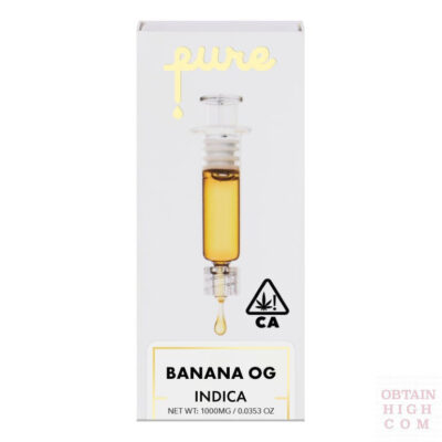 Banana OG Indica 1 Gram Cannabis Syringe by Pure