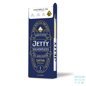 Hashmelt OG Solventless 1 Gram THC Oil Dablicator by Jetty