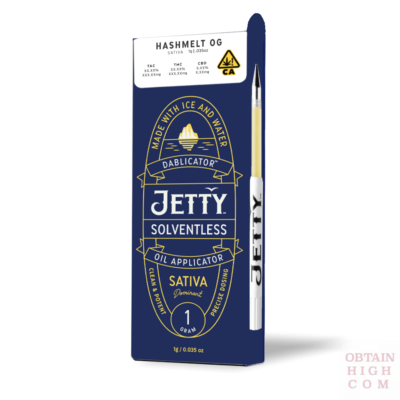 Hashmelt OG Solventless 1 Gram THC Oil Dablicator by Jetty