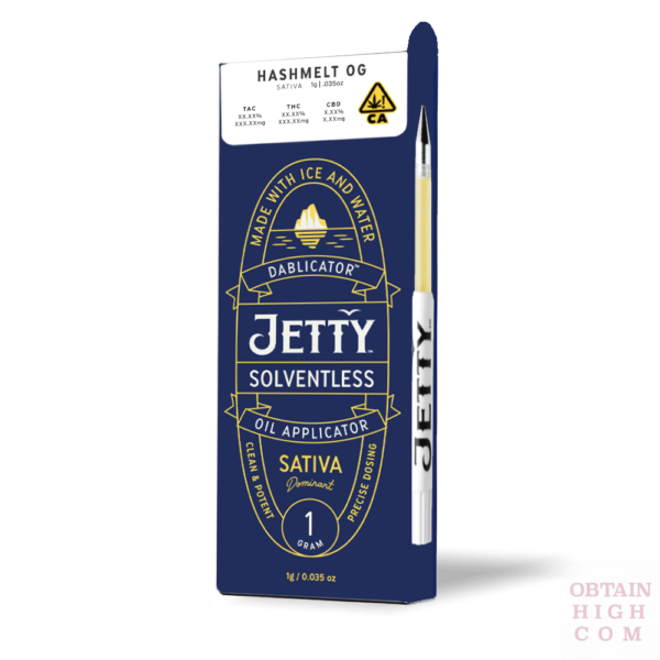 Hashmelt OG Solventless 1 Gram THC Oil Dablicator by Jetty