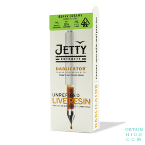 Berry Creamy Live Resin 1 Gram THC Oil Dablicator by Jetty