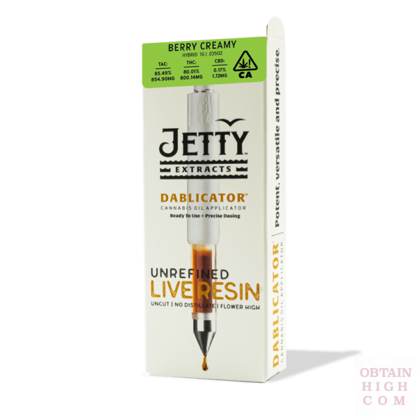 Berry Creamy Live Resin 1 Gram THC Oil Dablicator by Jetty