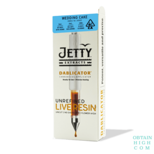 Wedding Cake Live Resin 1 Gram THC Oil Dablicator by Jetty