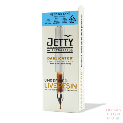 Wedding Cake Live Resin 1 Gram THC Oil Dablicator by Jetty