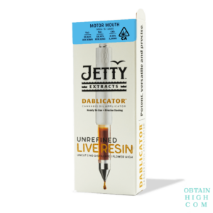 Motor Mouth 100% Live Resin 1 Gram THC Oil Dablicator by Jetty