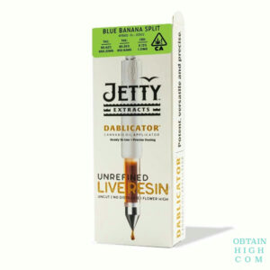 Blue Banana Split Live Resin 1 Gram THC Oil Dablicator by Jetty