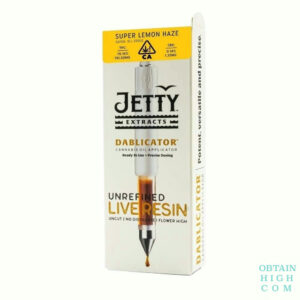 Super Lemon Haze Live Resin 1 Gram THC Oil Dablicator by Jetty