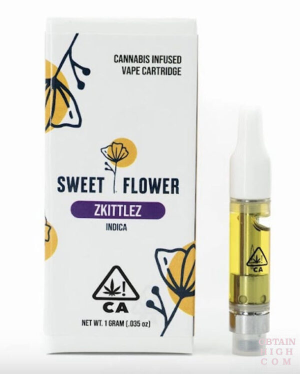 Zkittlez 1 Gram THC Cartridge by Sweet Flower