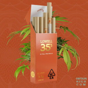 Lowell 35’s Sunny Daze Cannabis Pre-rolls 10 Pack Sativa 3.5 Grams by Lowell Herb Co.