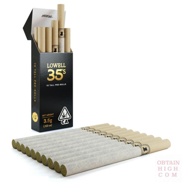 Lowell 35’s Dreamweaver Cannabis Pre-rolls 10 Pack Indica 3.5 Grams by Lowell Herb Co. 3