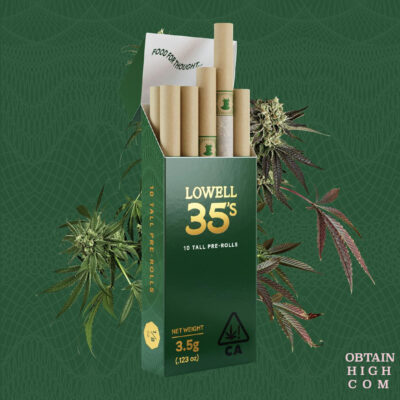 Lowell 35’s Mind Safari Cannabis Pre-rolls 10 Pack Hybrid 3.5 Grams by Lowell Herb Co.