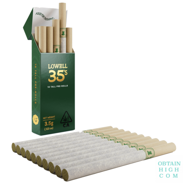 Lowell 35’s Mind Safari Cannabis Pre-rolls 10 Pack Hybrid 3.5 Grams by Lowell Herb Co. 4