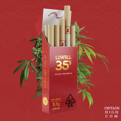 Lowell 35’s Trailblazer Cannabis Pre-rolls 10 Pack Sativa 3.5 Grams by Lowell Herb Co.