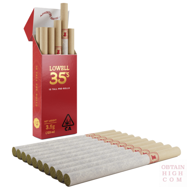 Lowell 35’s Trailblazer Cannabis Pre-rolls 10 Pack Sativa 3.5 Grams by Lowell Herb Co. 3