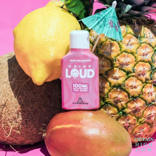 ROVE DRINK LOUD Cruise Pink Lemonade THC Shot 4