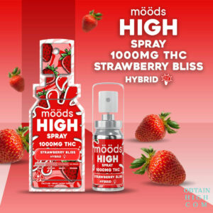 Strawberry Bliss Liquid Dab 1 Gram Cannabis Oral Spray by mööds