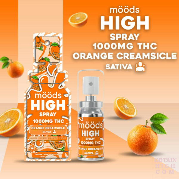 Orange Creamsicle (Sativa) 1 Gram Cannabis Oral Spray by mööds