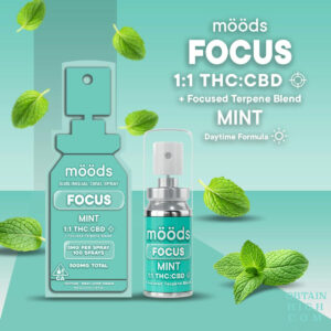 FOCUS 1:1 THC:CBD Cannabis Oral Spray by mööds