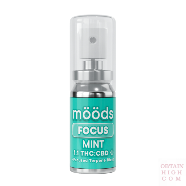 FOCUS 1:1 THC:CBD Cannabis Oral Spray by mööds 2