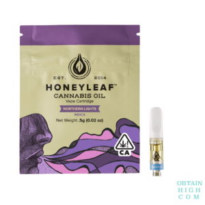 Northern Lights THC Cannabis Oil Cartridge 500mg by Honeyleaf