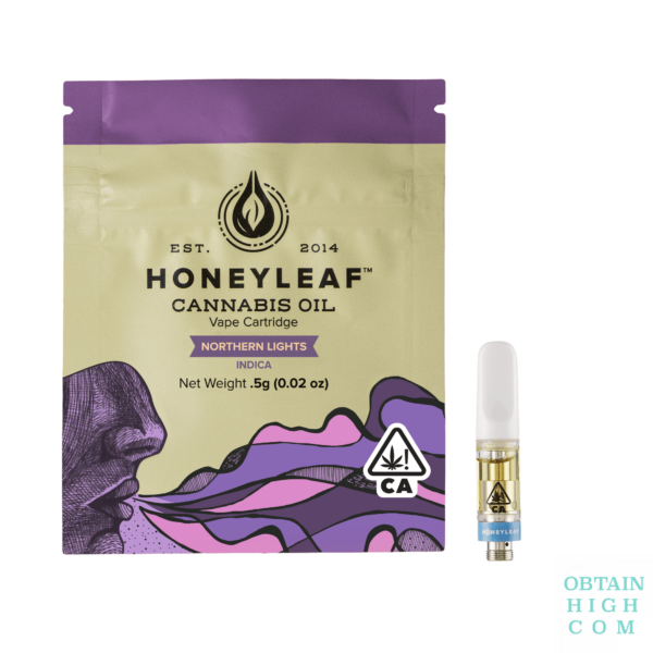 Northern Lights THC Cannabis Oil Cartridge 500mg by Honeyleaf