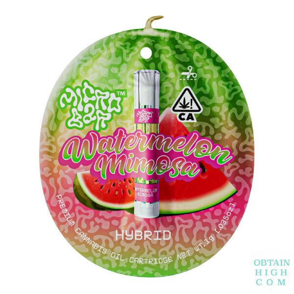 Watermelon Mimosa 1 Gram Hybrid Cannabis Oil Cartridge by Micro Bar