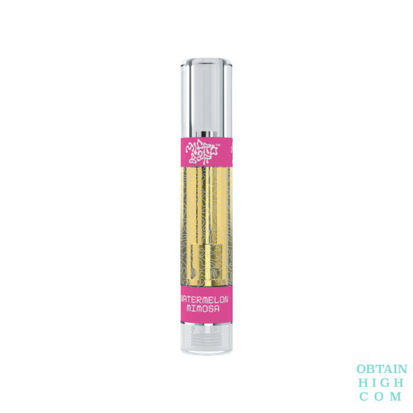 Watermelon Mimosa 1 Gram Hybrid Cannabis Oil Cartridge by Micro Bar 2