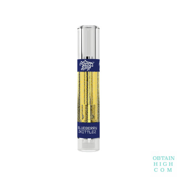 Blueberry Zkittlez 1 Gram Indica Cannabis Oil Cartridge by Micro Bar 2