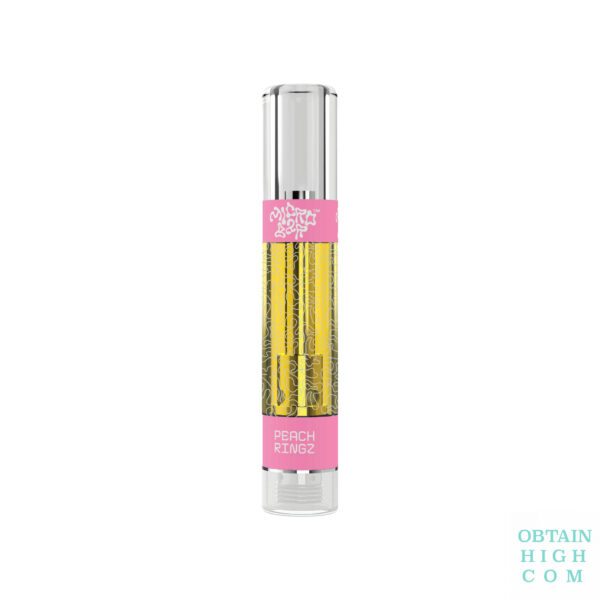 Peach Ringz 1 Gram Hybrid Cannabis Oil Cartridge by Micro Bar 2